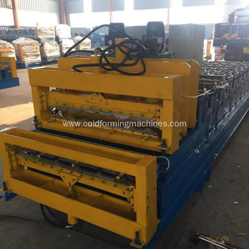 double layer forming machine for roofing sheet